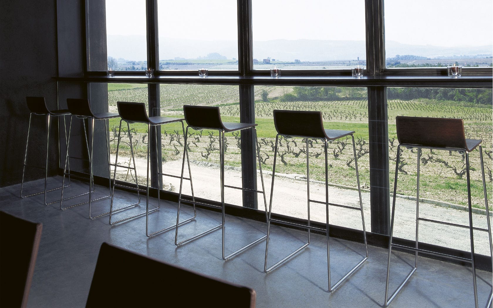Silla de bar de diseño LINEAL - Andreu World - Imagen 5