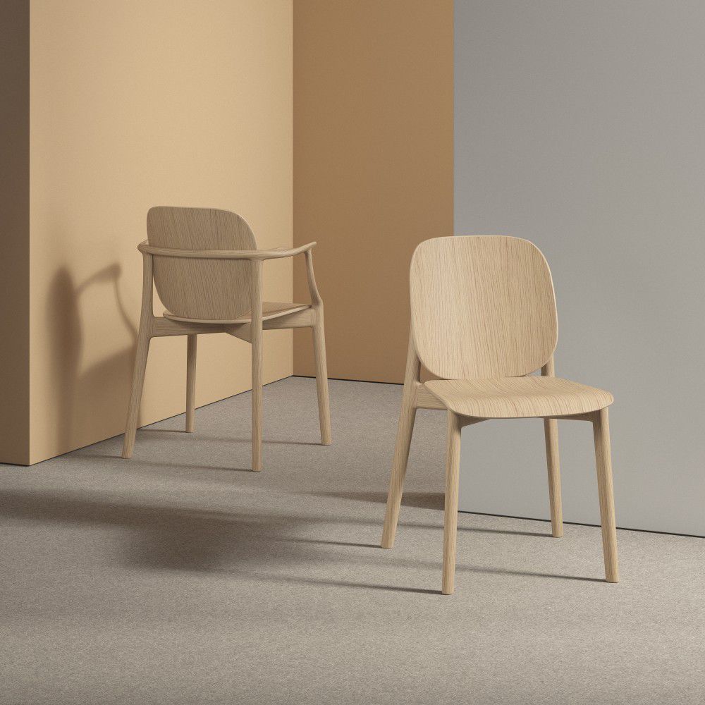 Silla contemporánea SOLO - Andreu World - Imagen 4
