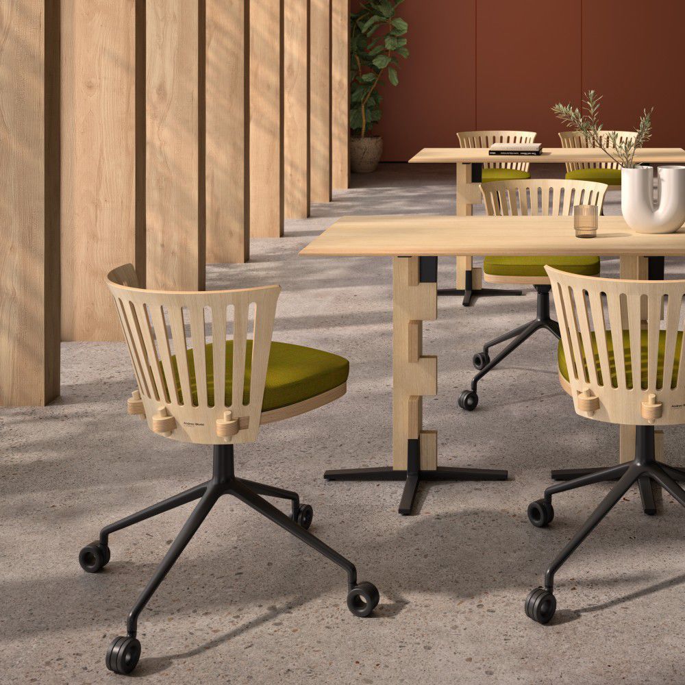 Silla contemporánea OLENA - Andreu World - Imagen 3