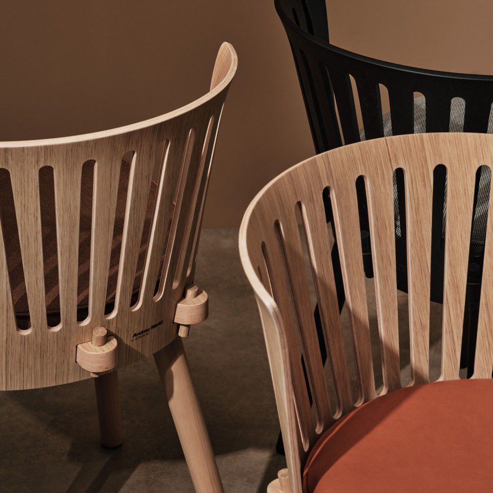 Silla contemporánea OLENA - Andreu World - Imagen 5