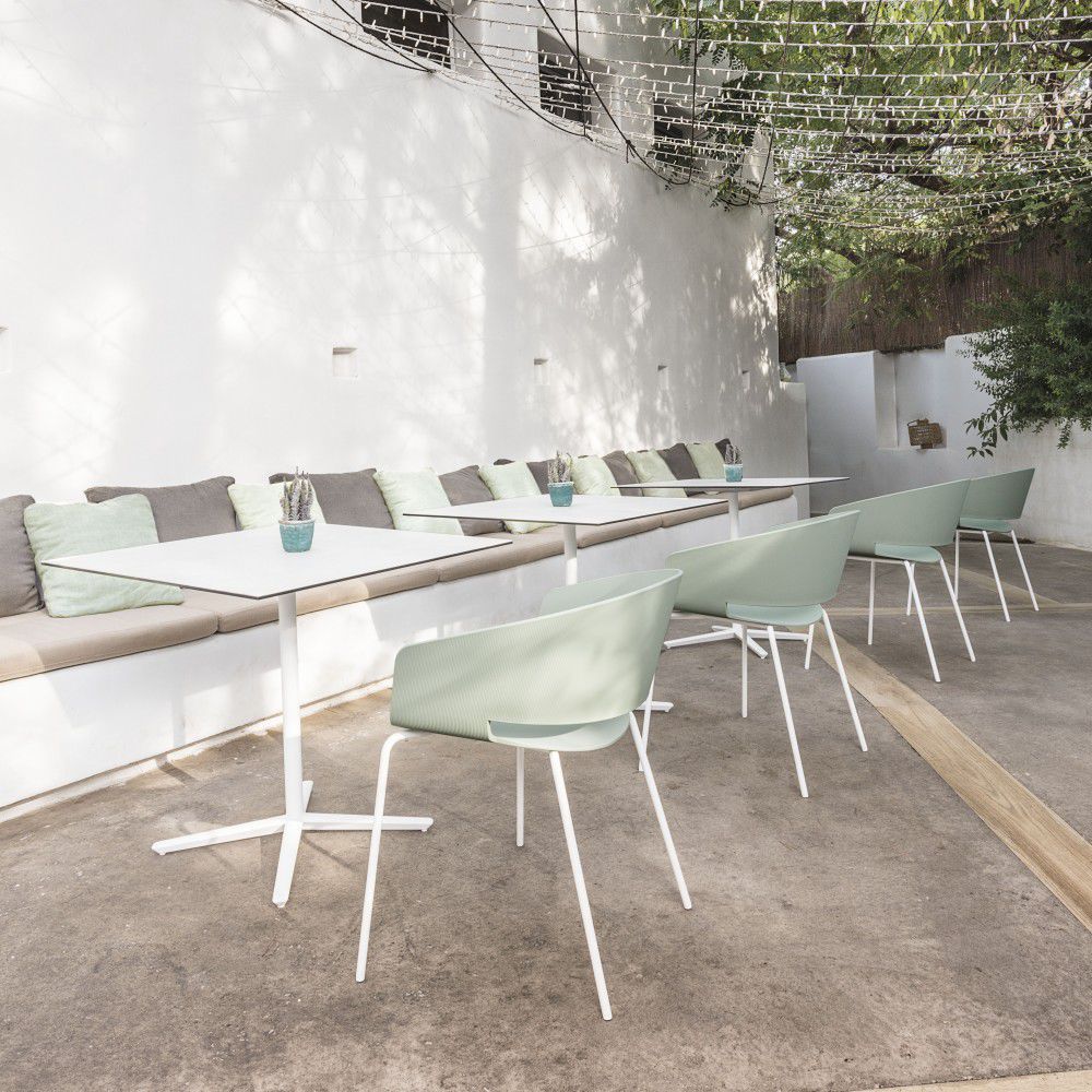 Silla contemporánea RONDA de exterior - Andreu World - Imagen 2