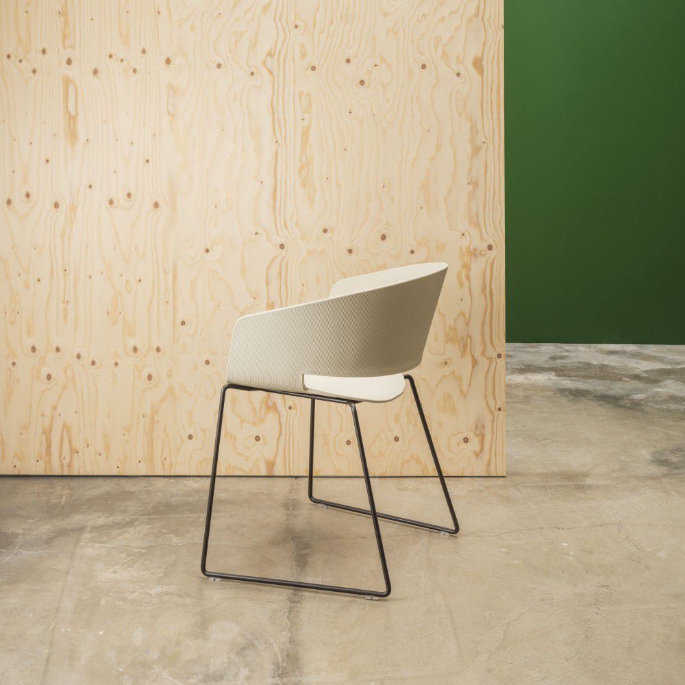 Silla contemporánea RONDA de exterior - Andreu World - Imagen 4