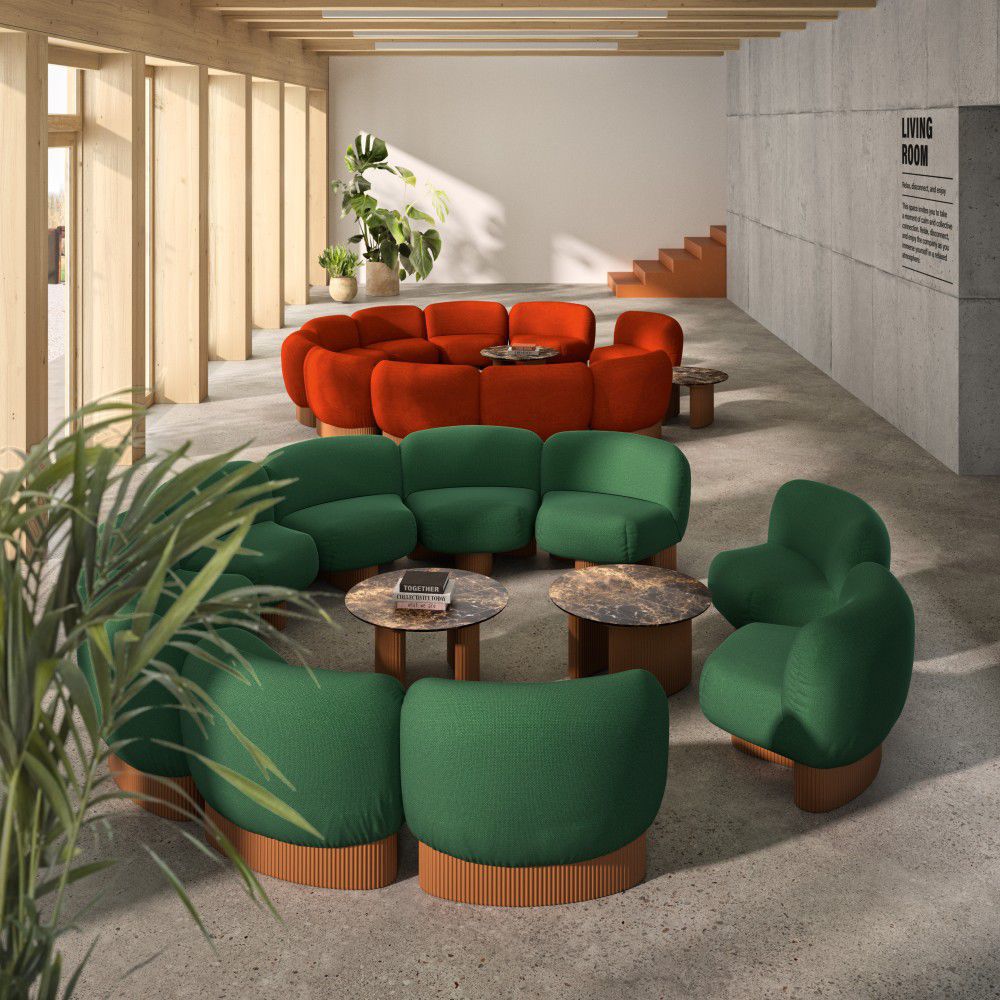 Mesa de centro contemporánea BOLETE - Andreu World - Imagen 5