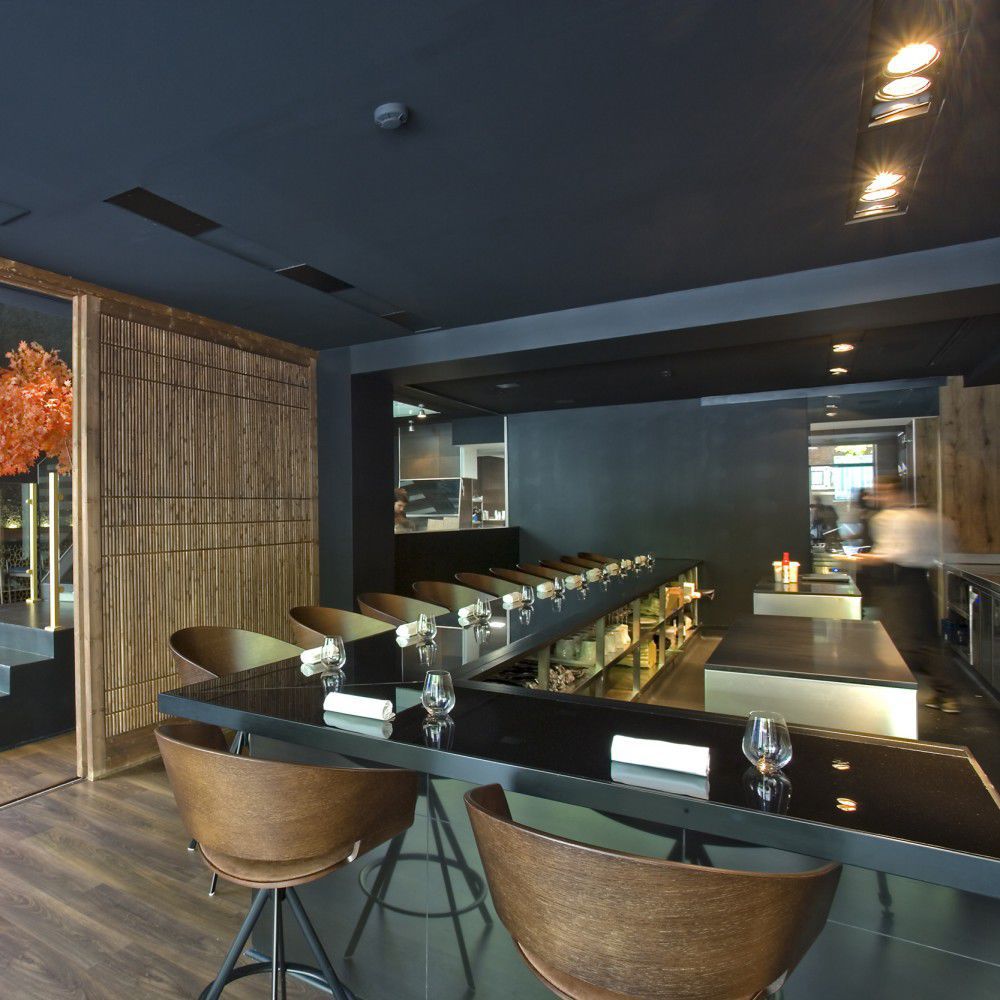Taburete de bar contemporáneo RONDA - Andreu World - Imagen 3