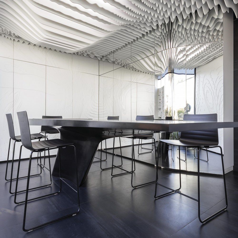 Silla de bar contemporánea FLEX - Andreu World - Imagen 10