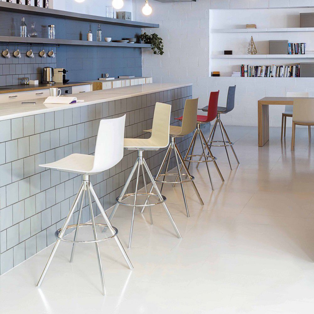 Silla de bar contemporánea FLEX - Andreu World - Imagen 11