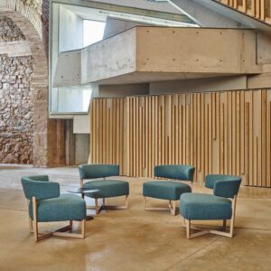 Sillón bajo contemporáneo TAURO - Andreu World