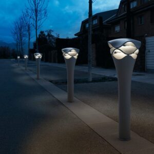 Bolardo de iluminación para espacio público CORNET B/77 - Bover