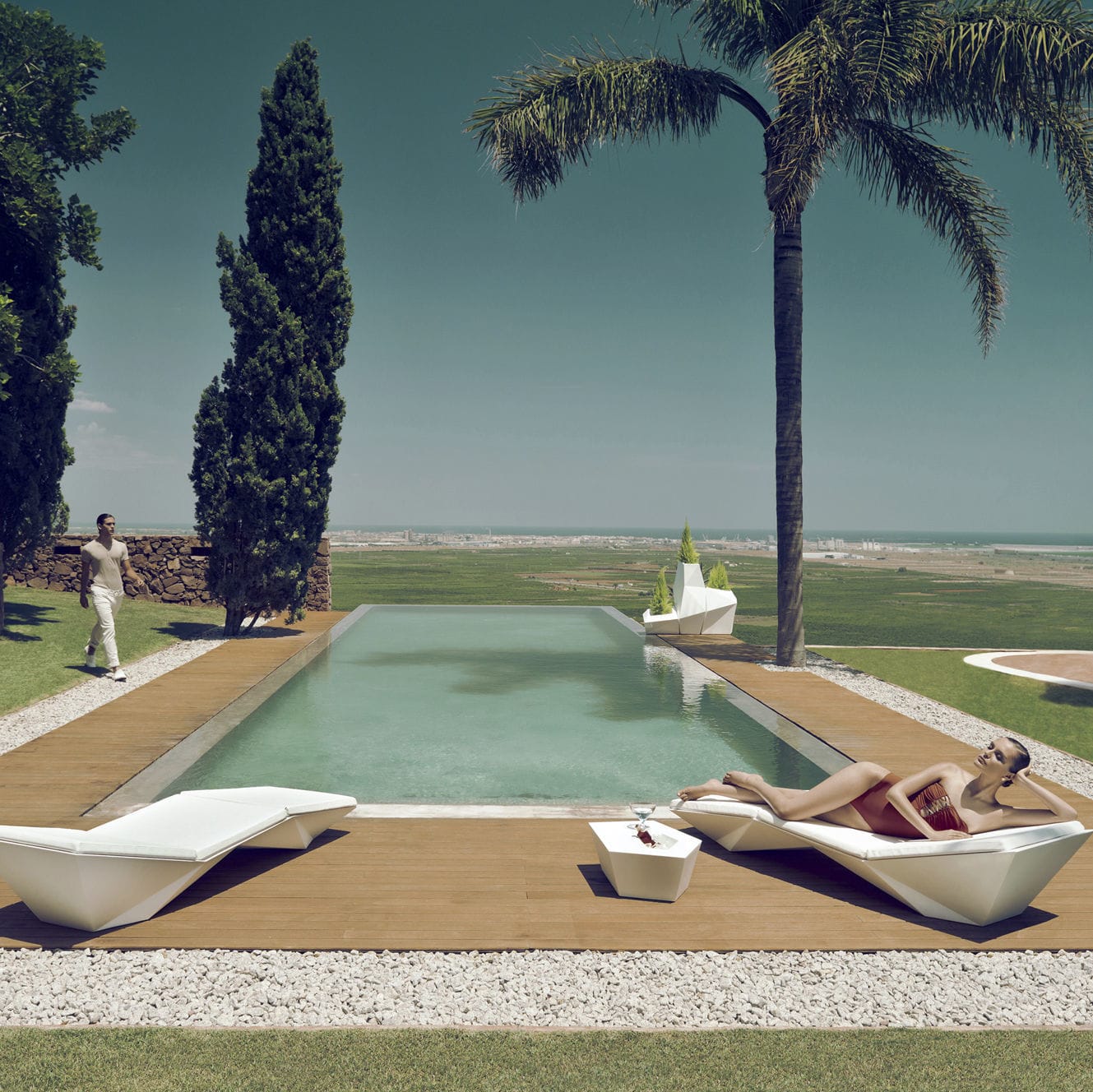 Tumbona de diseño original FAZ - Vondom - Imagen 5