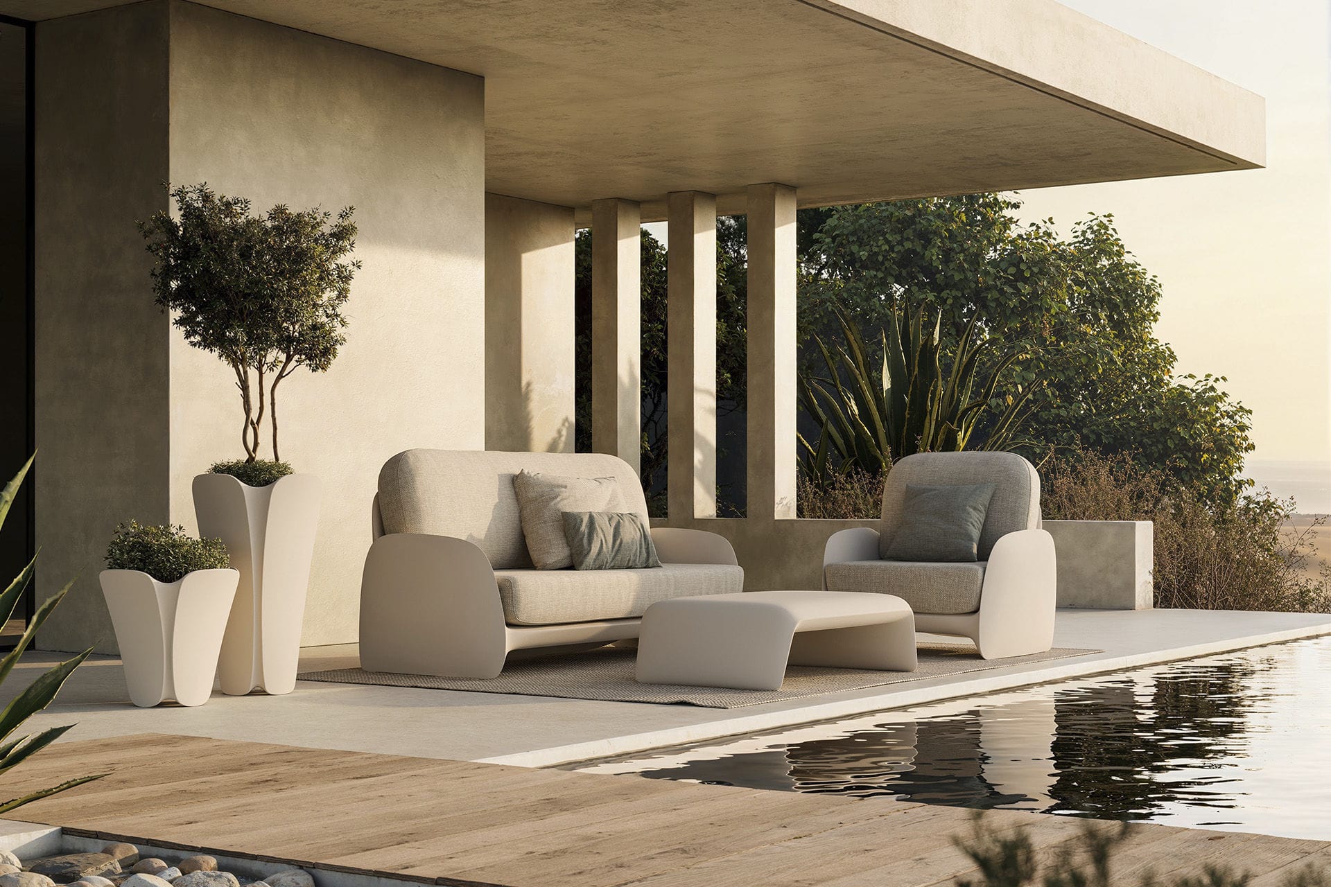 Sillón de diseño orgánico PEZZETTINA - Vondom - Imagen 3