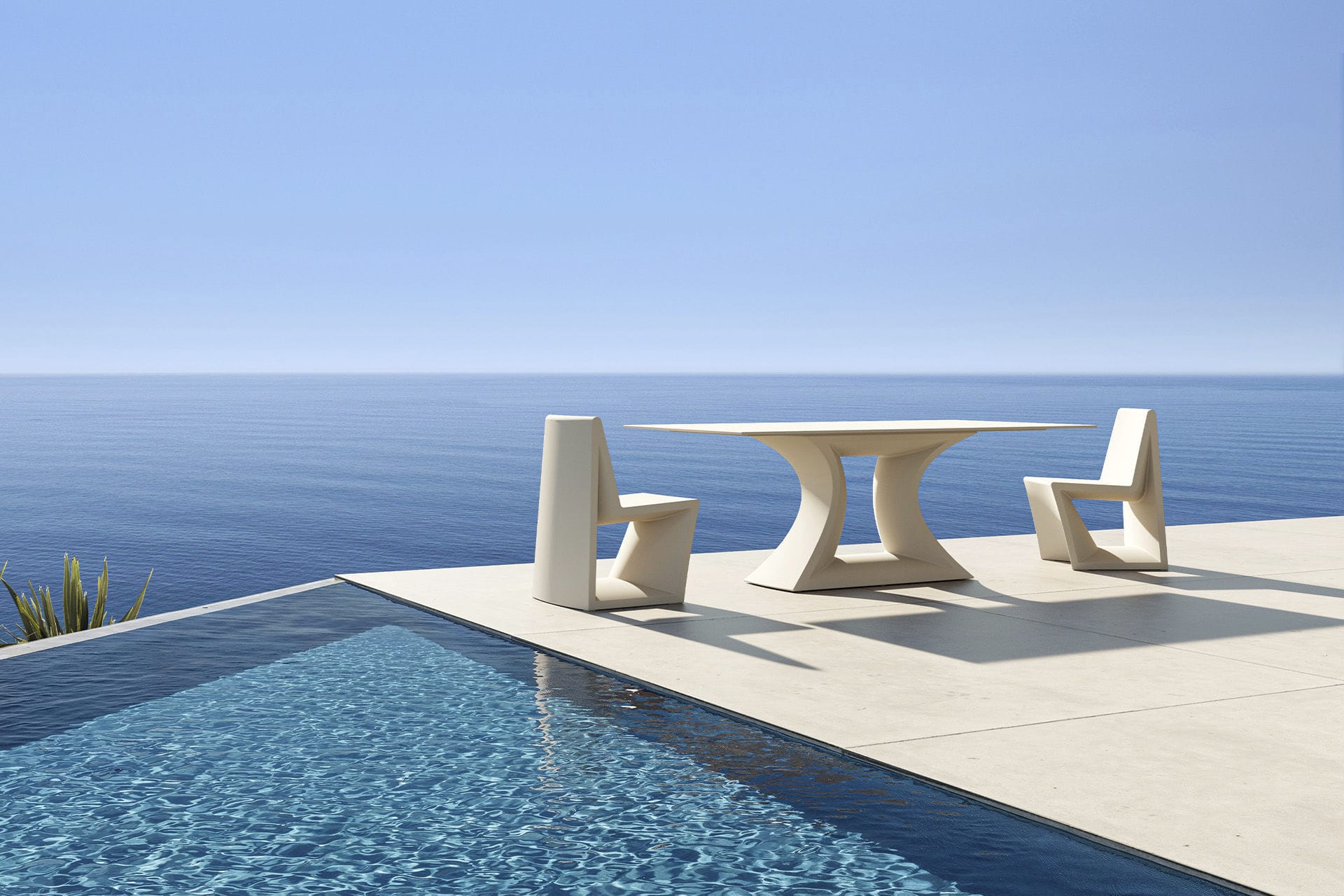 Silla de jardín contemporánea REST - Vondom - Imagen 3