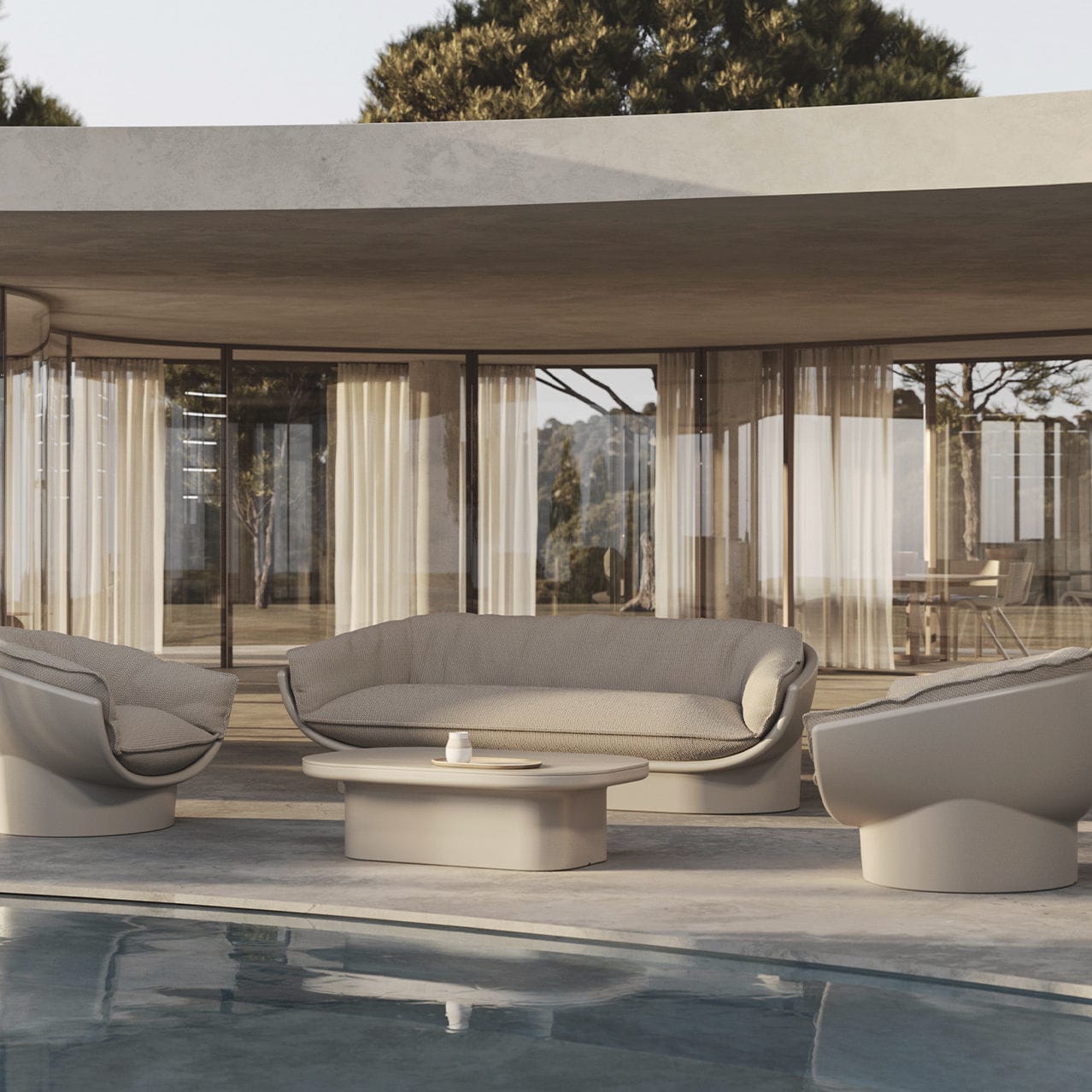Sofá contemporáneo Luna - Vondom - Imagen 3