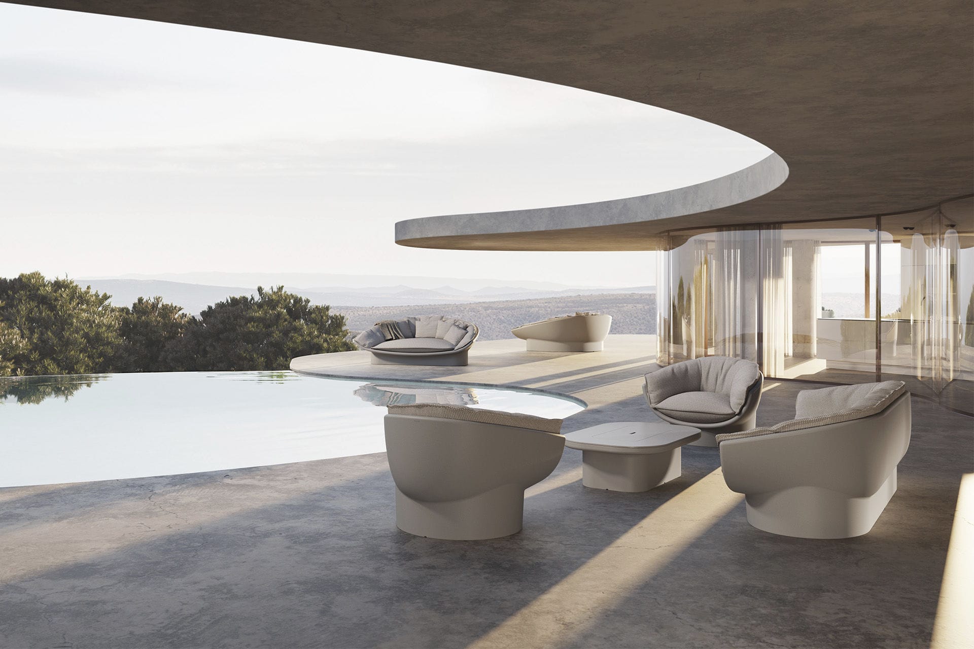Sofá contemporáneo Luna - Vondom - Imagen 4