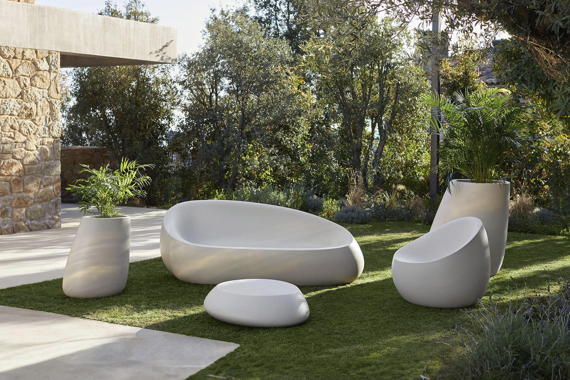Mesa de centro de diseño original STONES - Vondom - Imagen 3