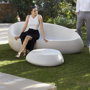 Mesa de centro de diseño original STONES - Vondom