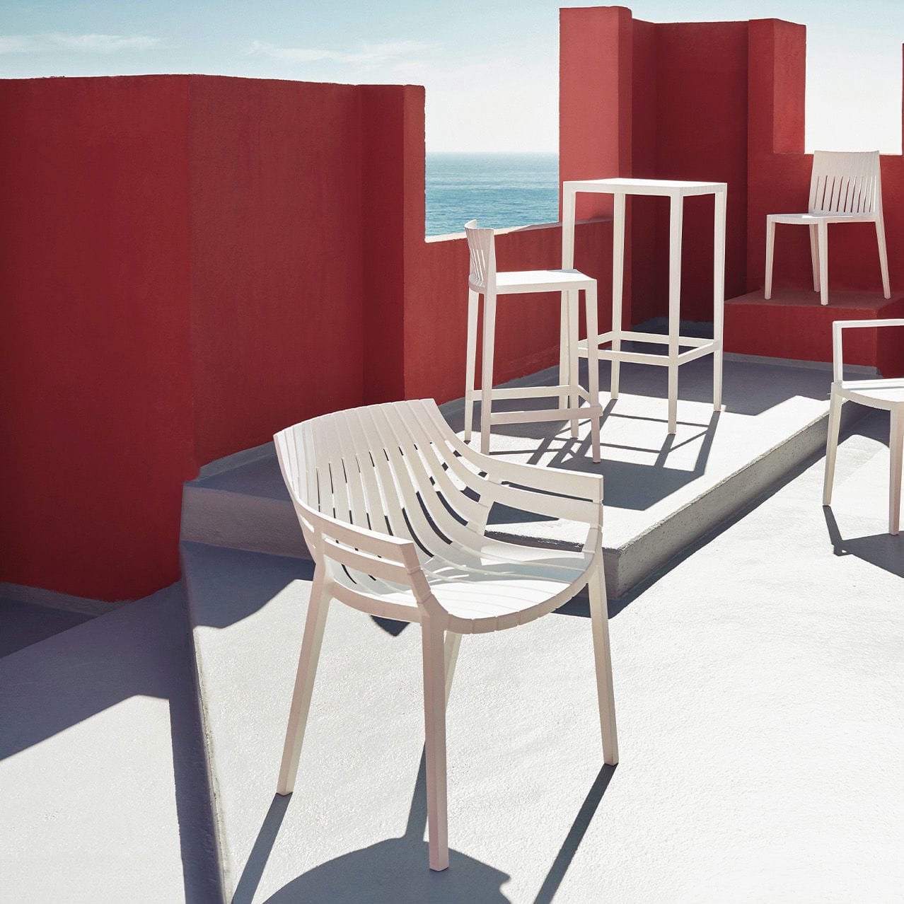 Silla de jardín contemporánea SPRITZ - Vondom