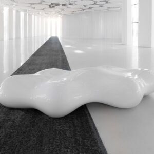 Banco para jardín de diseño original LAVA - Vondom