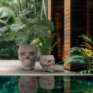 Jardinera de polietileno Skull 46100A - Vondom