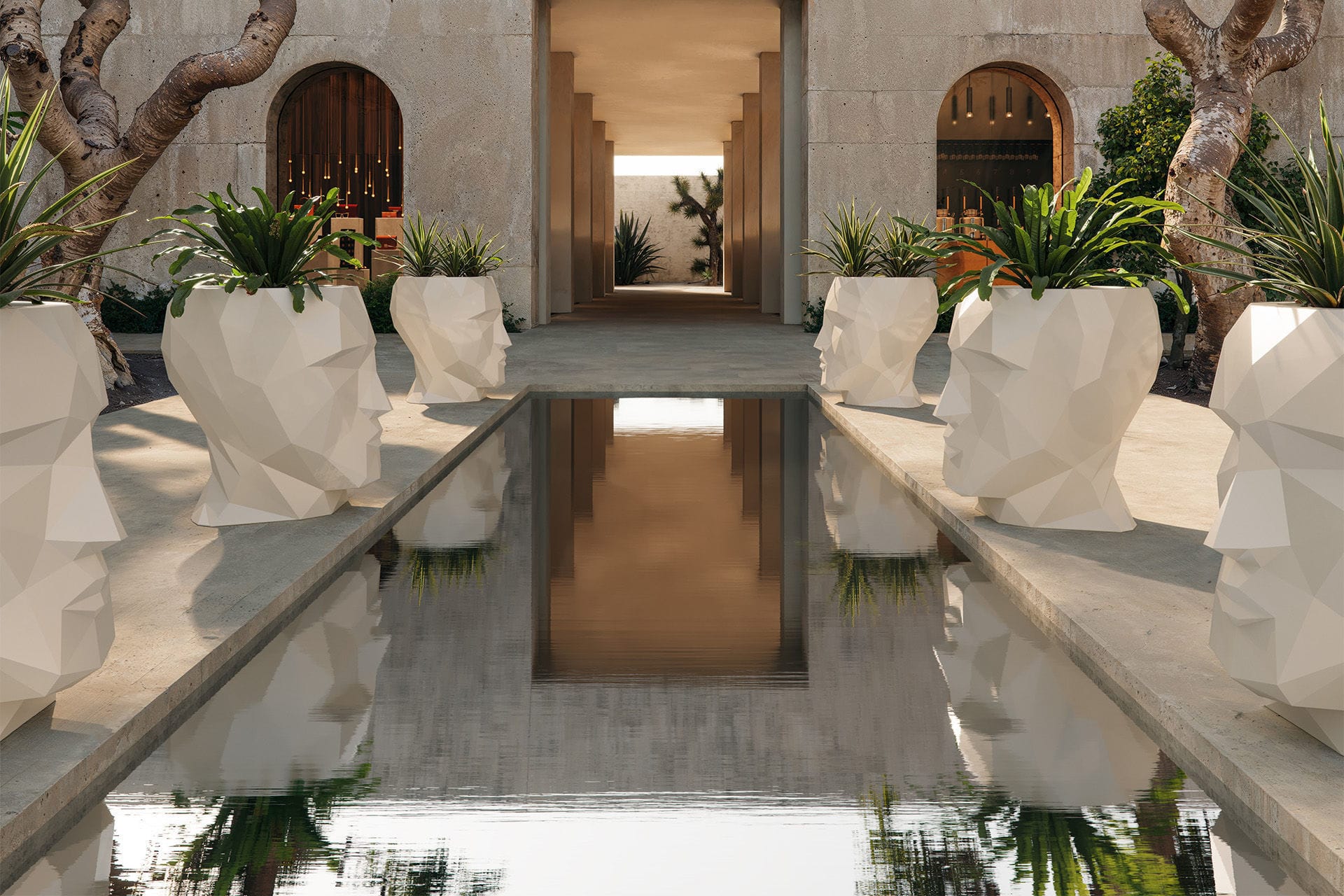 Maceta de jardín de polietileno ADAN - Vondom - Imagen 2