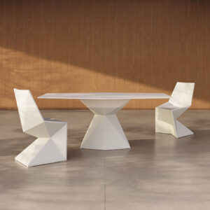 Mesa de comedor contemporánea VERTEX - Vondom