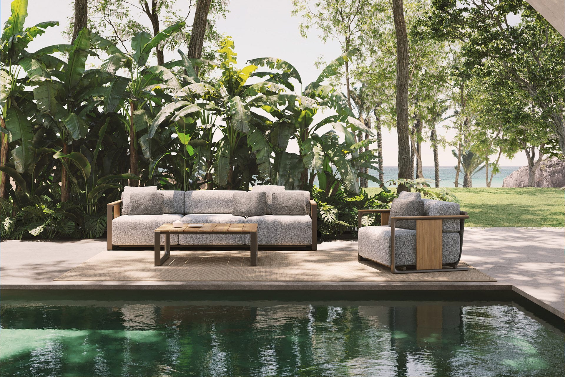 Sillón contemporáneo Tulum - Vondom - Imagen 5