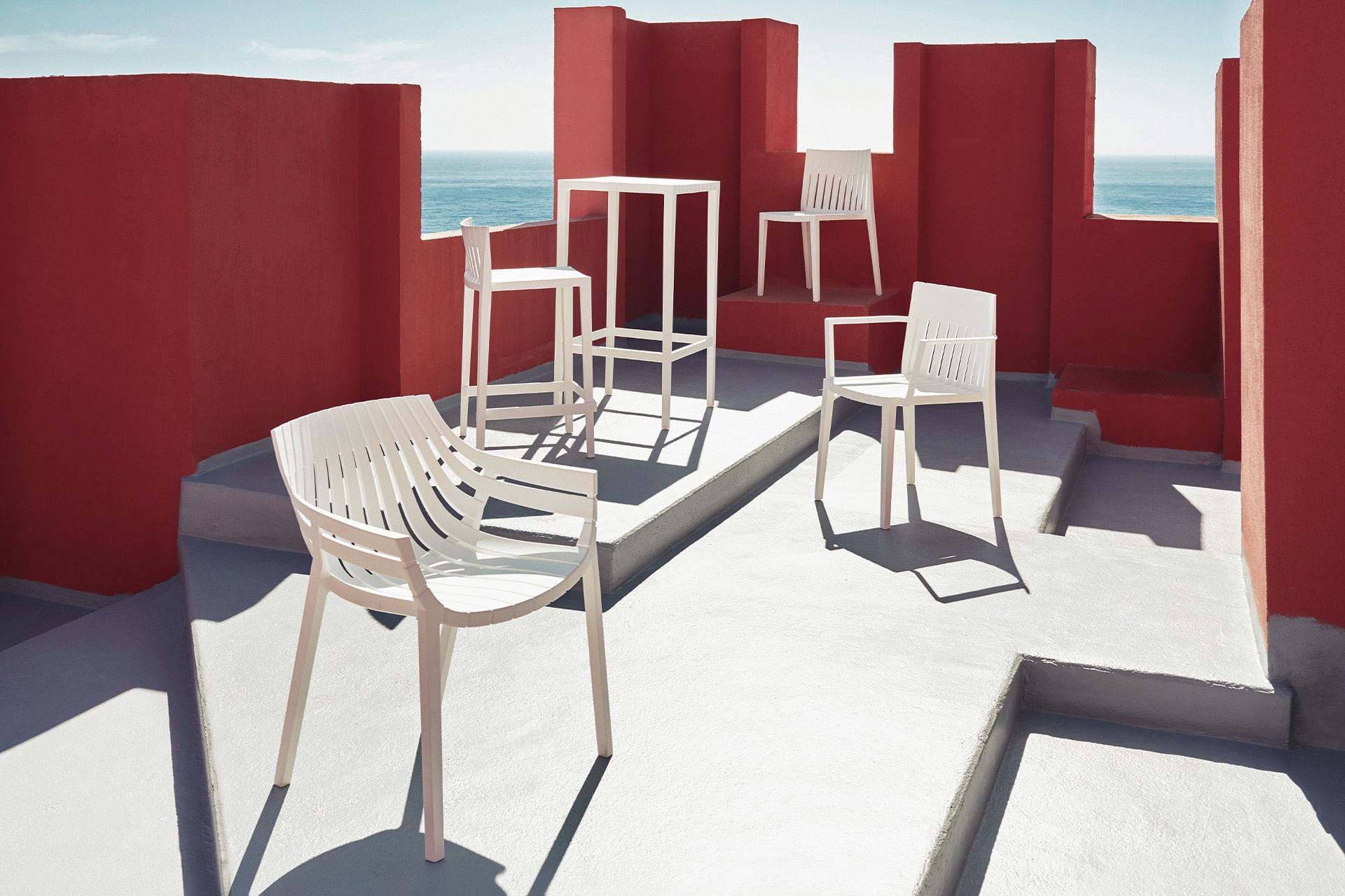 Silla de jardín contemporánea SPRITZ - Vondom - Imagen 2