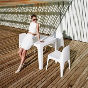 Silla de jardín contemporánea SOLID - Vondom