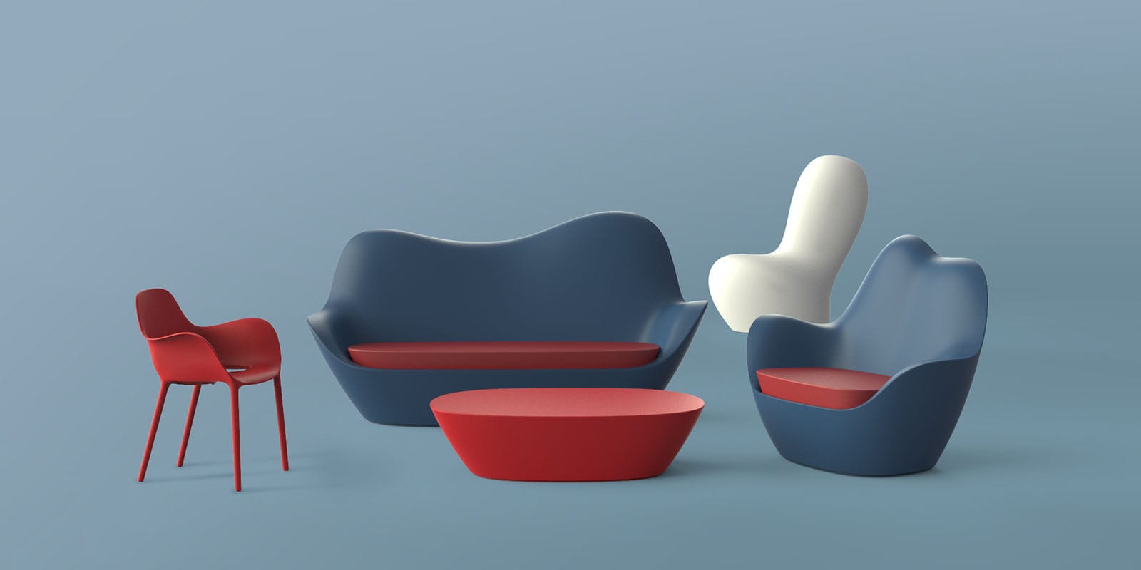 Mesa de centro contemporánea SABINAS - Vondom - Imagen 5