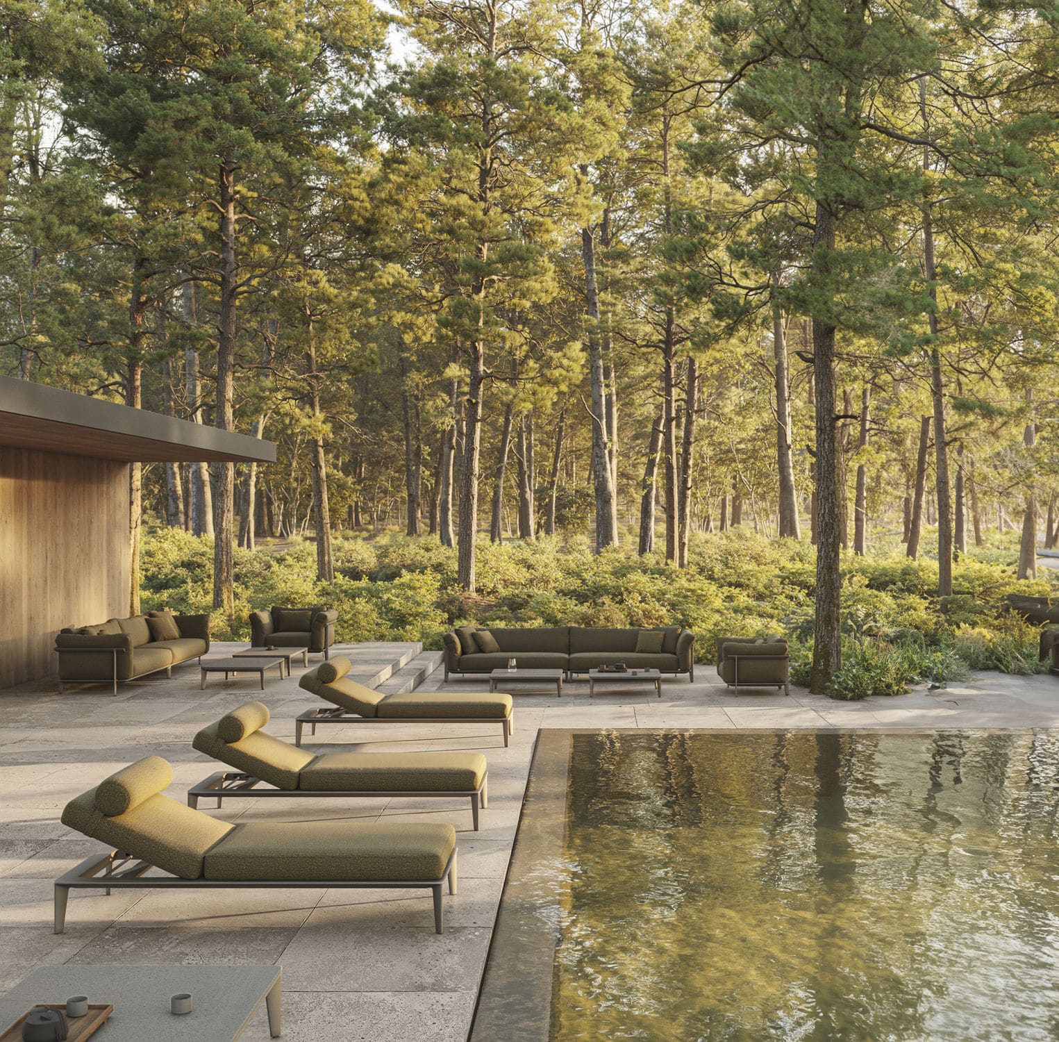 Tumbona contemporánea Pasadena - Vondom