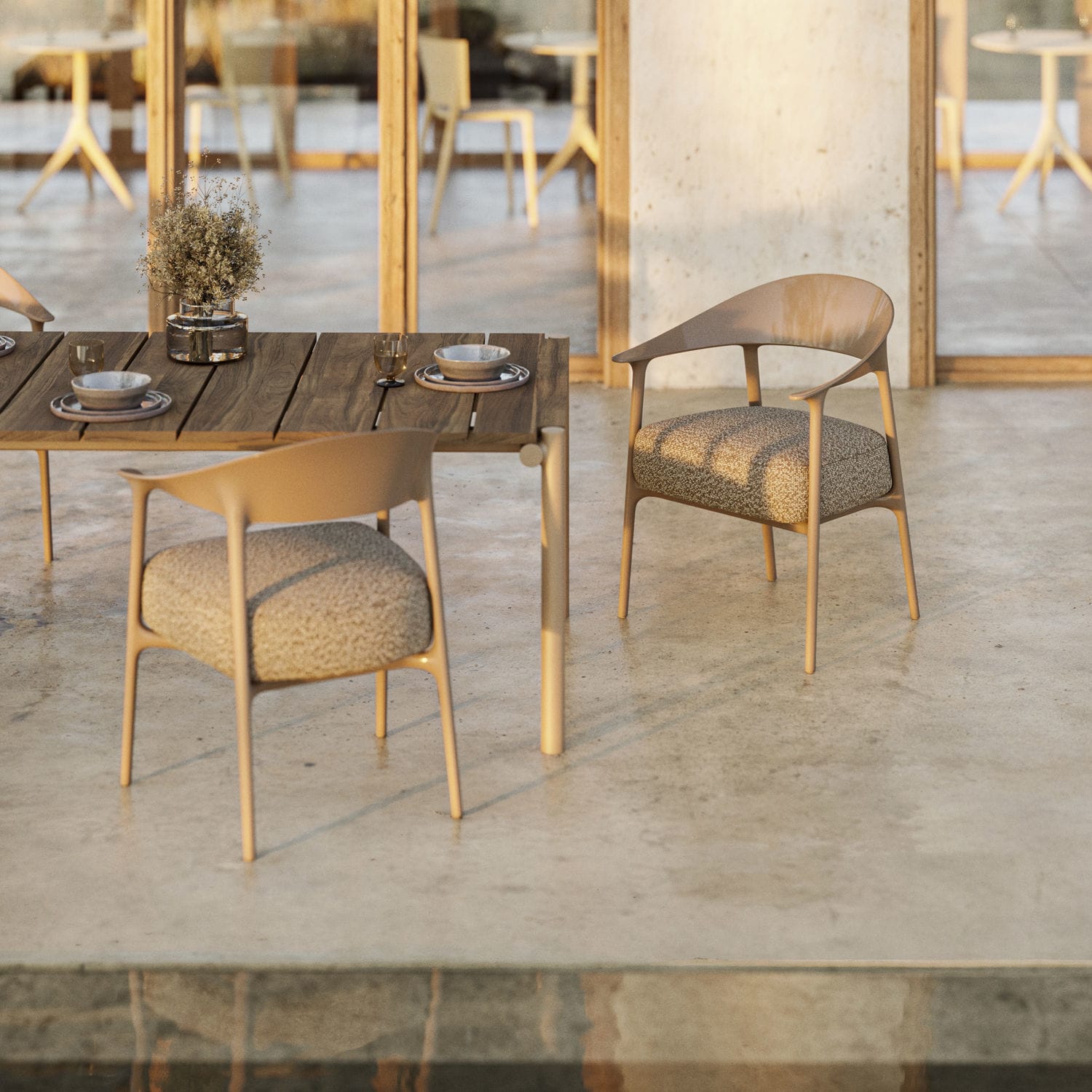 Sillón contemporáneo Africa upholstered - Vondom