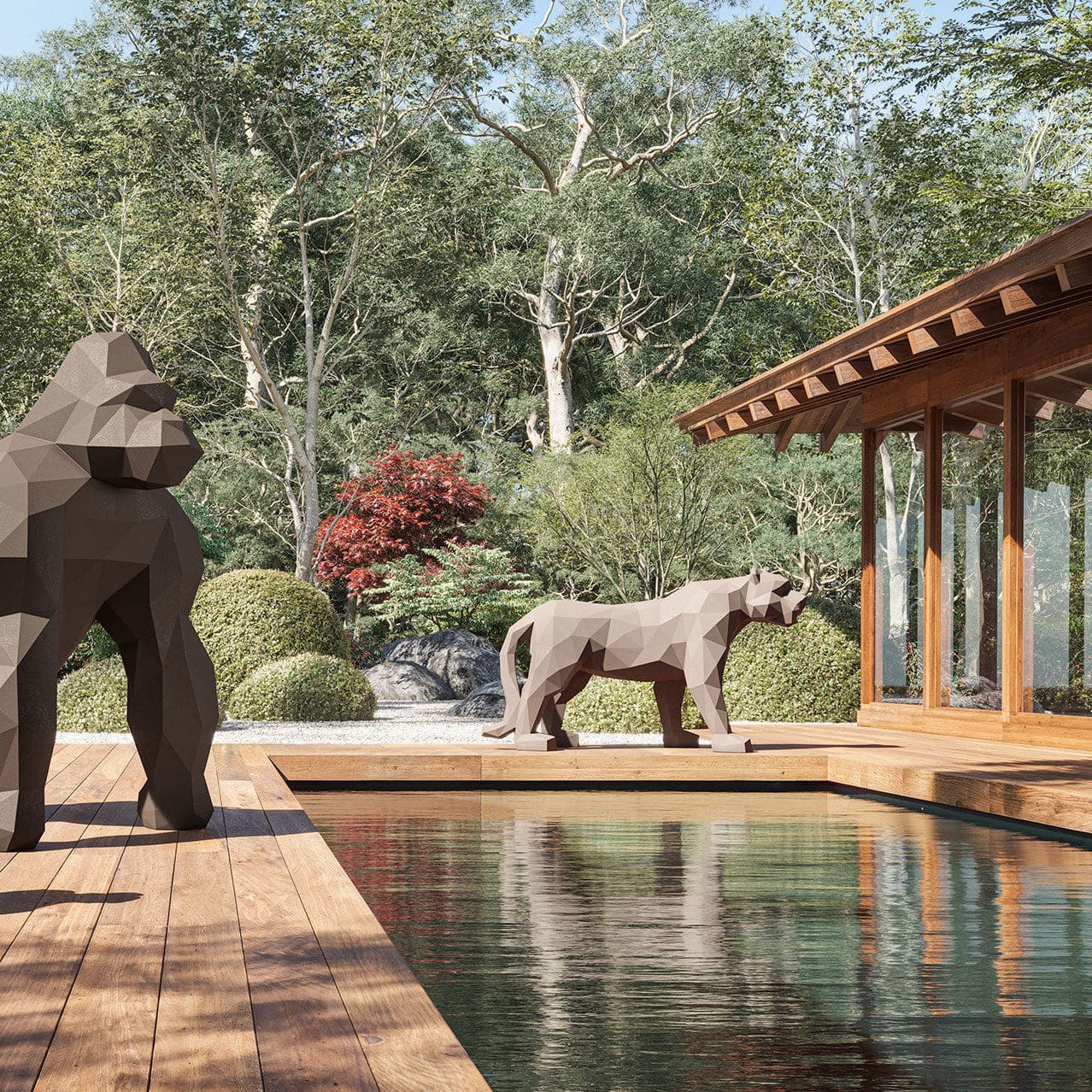 Escultura de polietileno PE ORIGAMI HYOU - Vondom