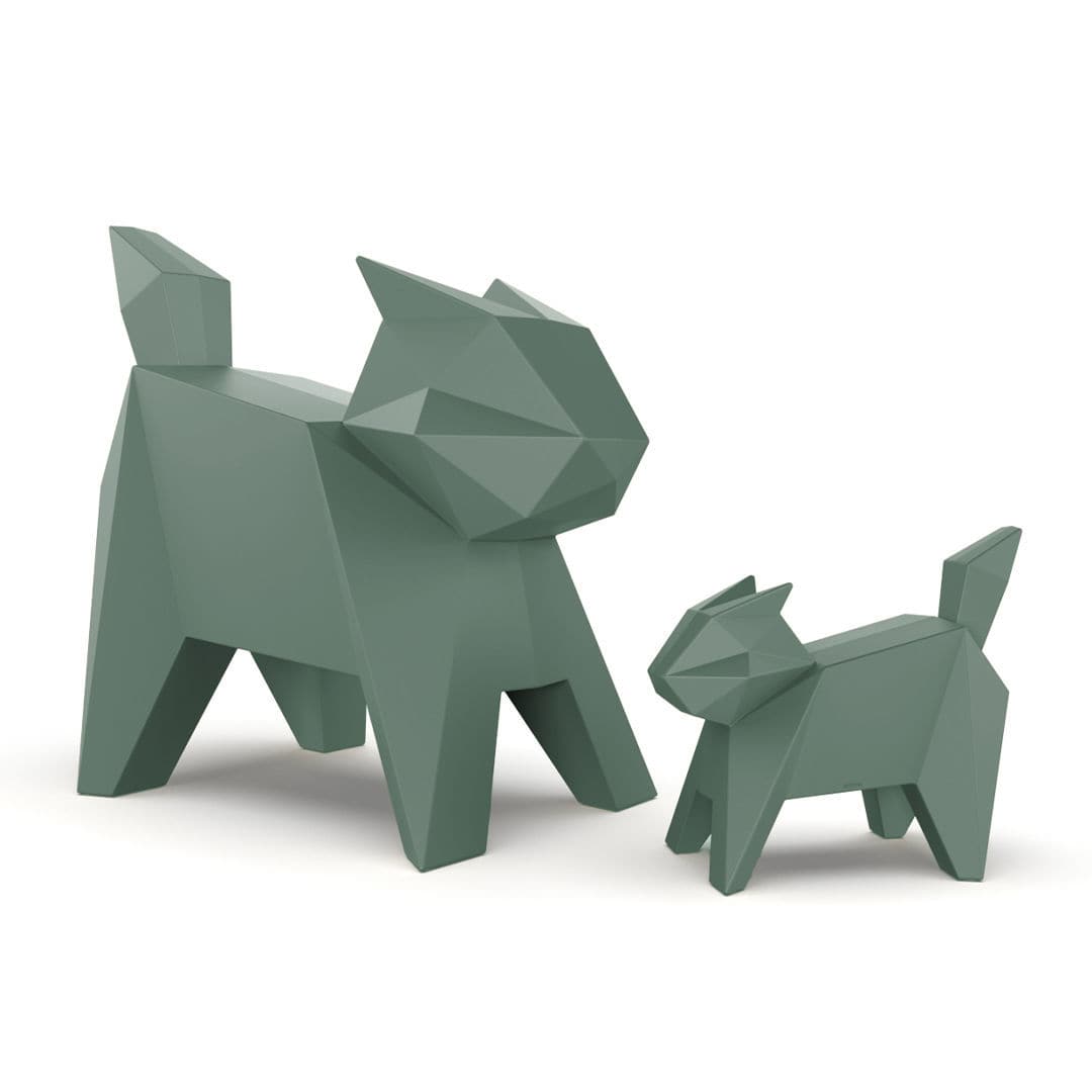 Escultura de polietileno PE ORIGAMI NEKO - Vondom - Imagen 3