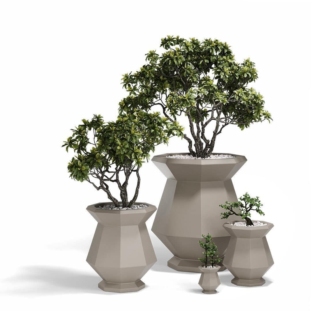 Jardinera de polietileno KASHI - Vondom - Imagen 2