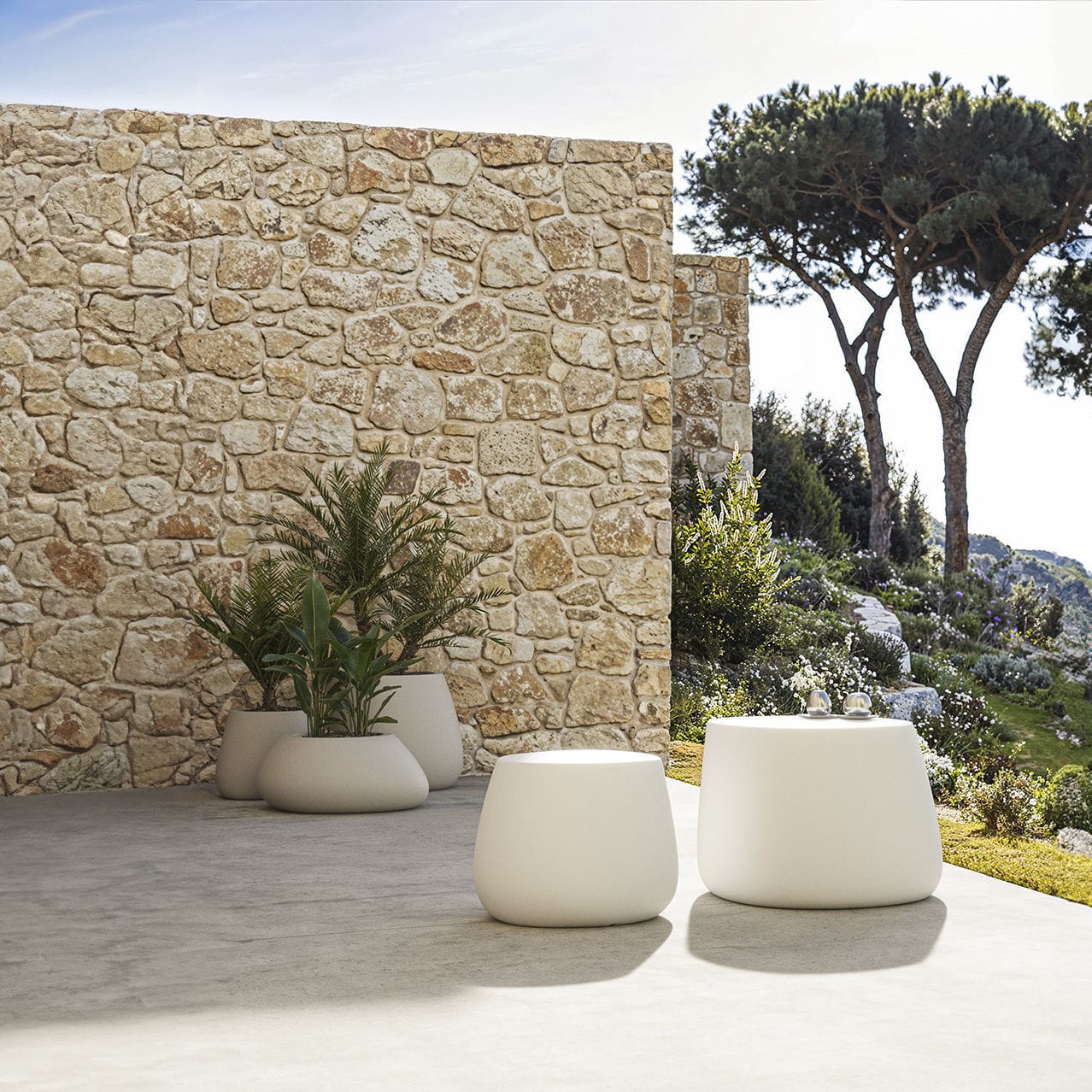 Taburete de polietileno STONE - Vondom