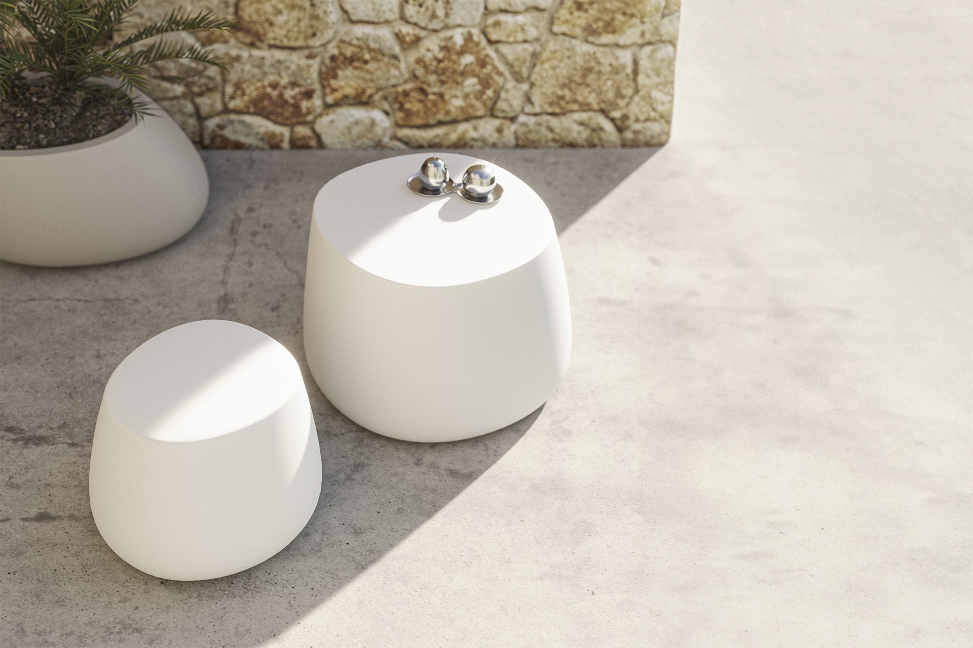 Taburete de polietileno STONE - Vondom - Imagen 2