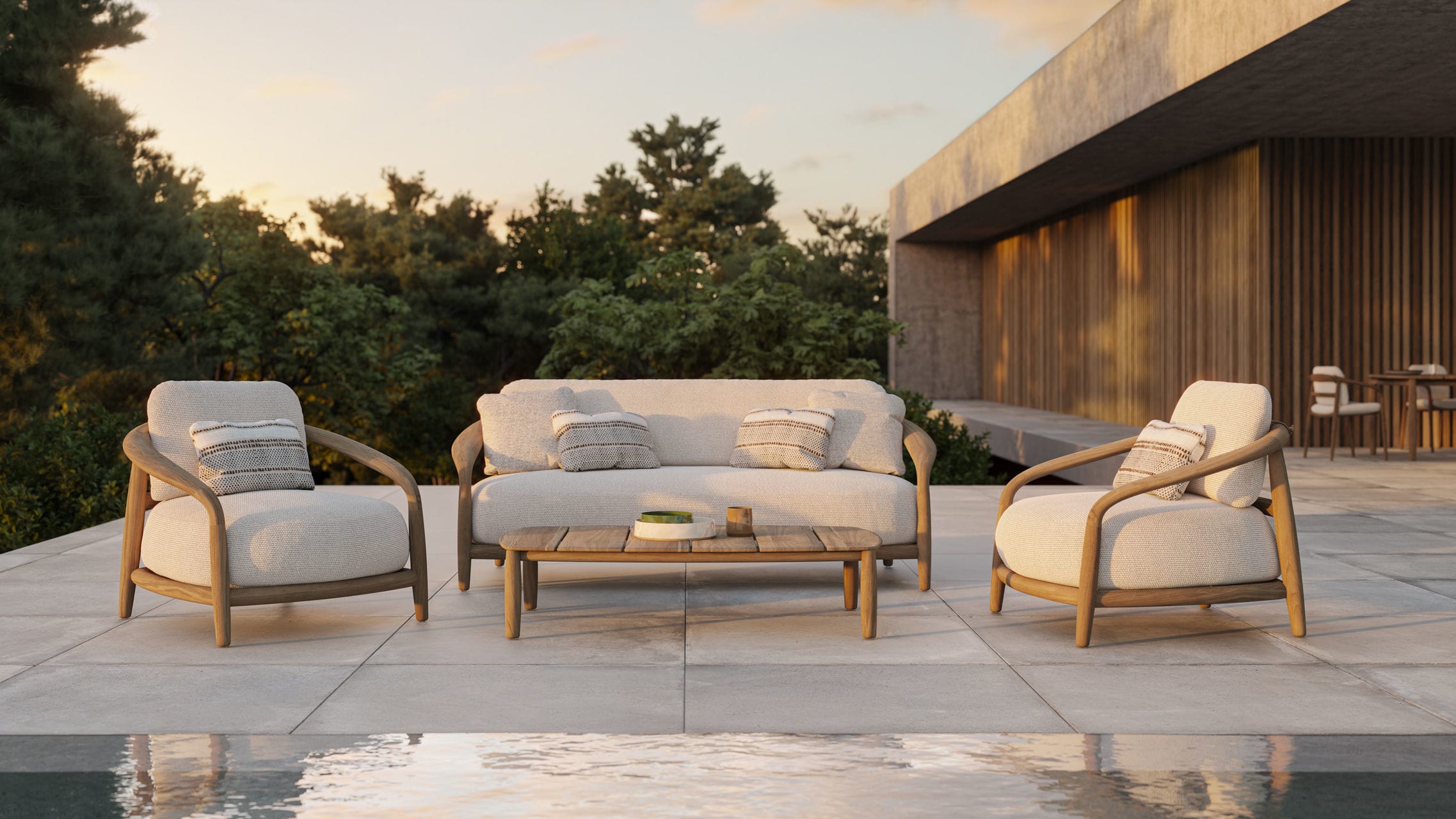Silla de jardín contemporánea FUSTA BUTACA – Vondom