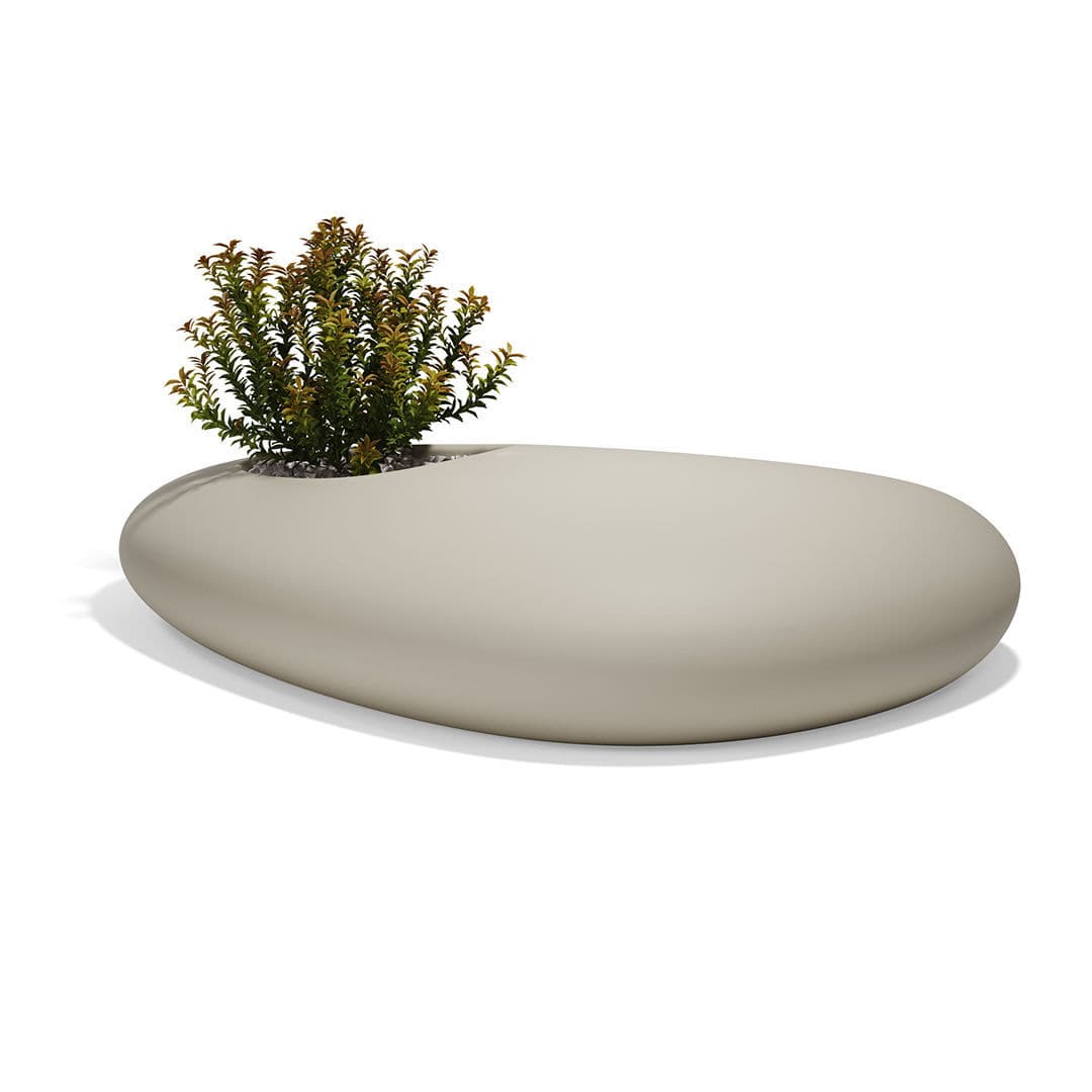 Banco para jardín de diseño original STONE - Vondom - Imagen 2