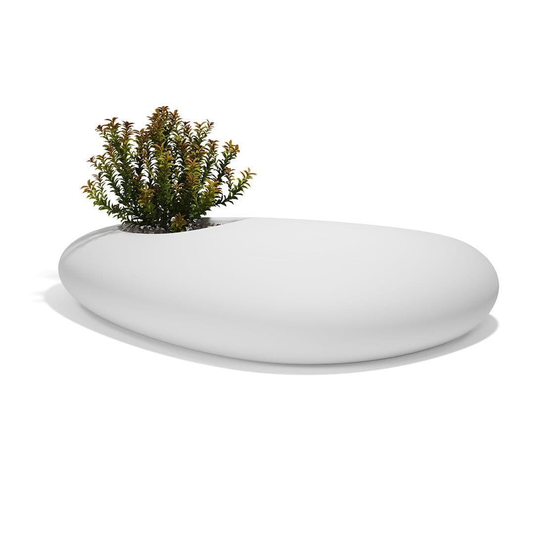 Banco para jardín de diseño original STONE - Vondom - Imagen 4