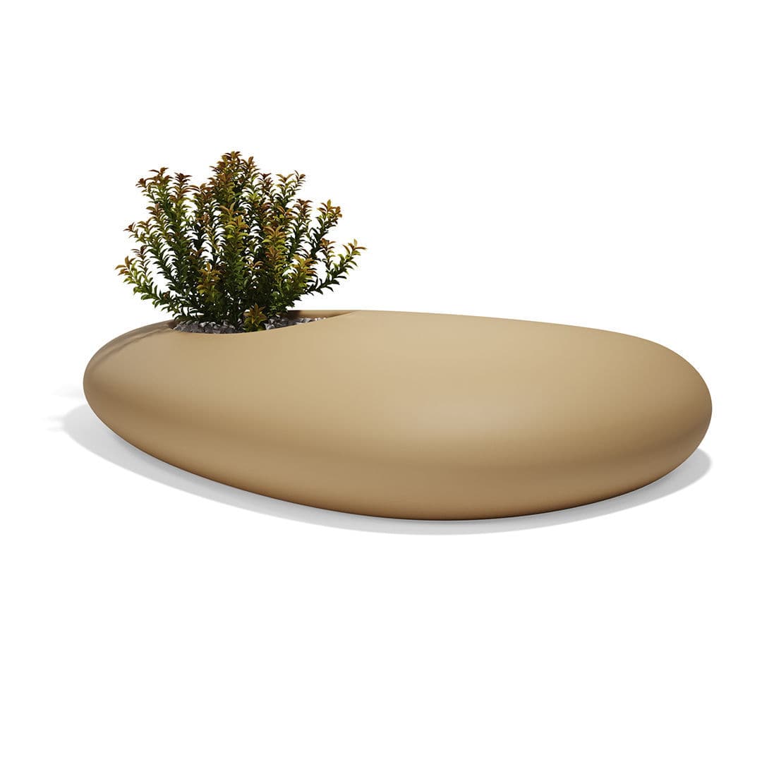 Banco para jardín de diseño original STONE - Vondom - Imagen 7