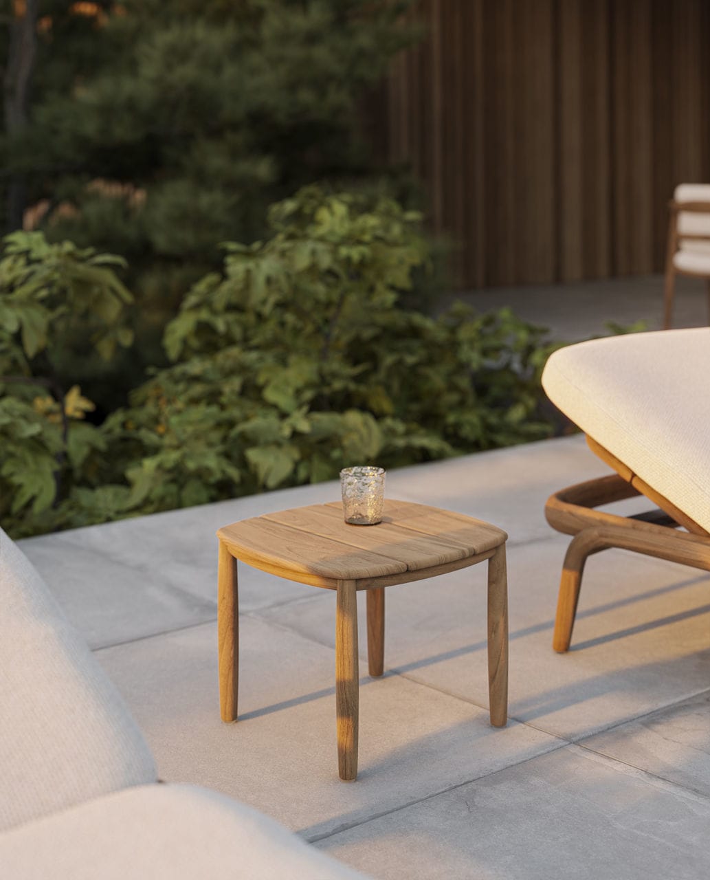 Mesita auxiliar contemporánea Fusta – Vondom
