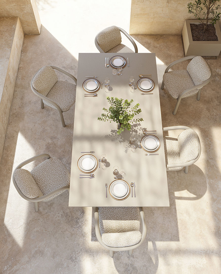Mesa de comedor moderna GUM/MEL - Vondom