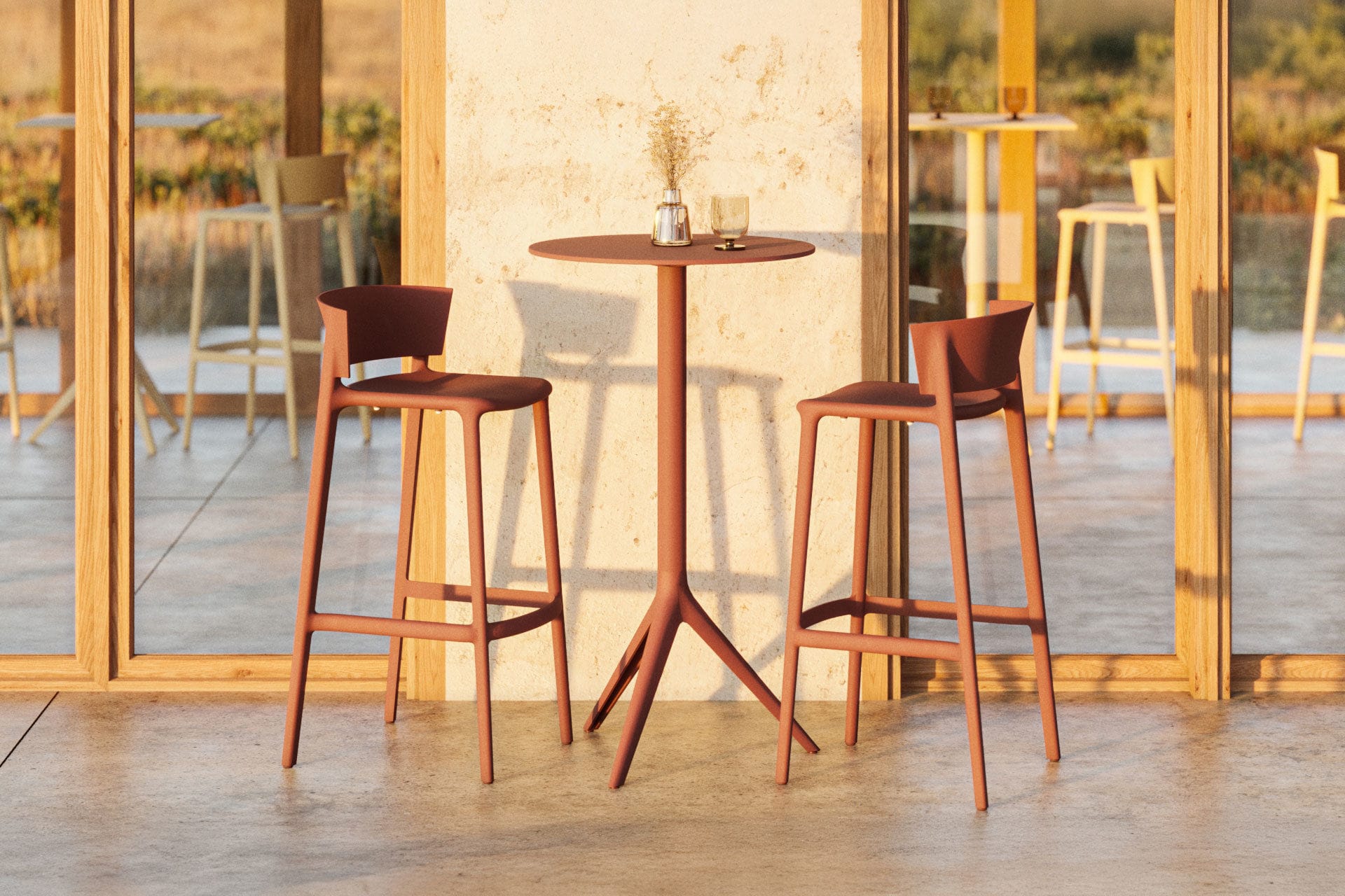 Taburete de bar contemporáneo Africa - Vondom