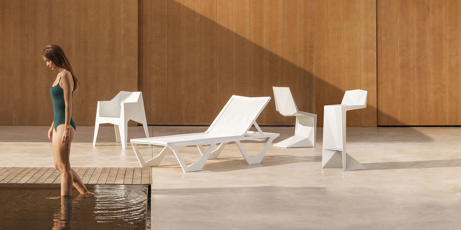 Taburete de bar contemporáneo Voxel - Vondom - Imagen 2