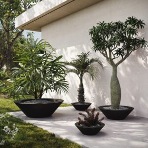 Jardinera de polietileno CENTRE - Vondom