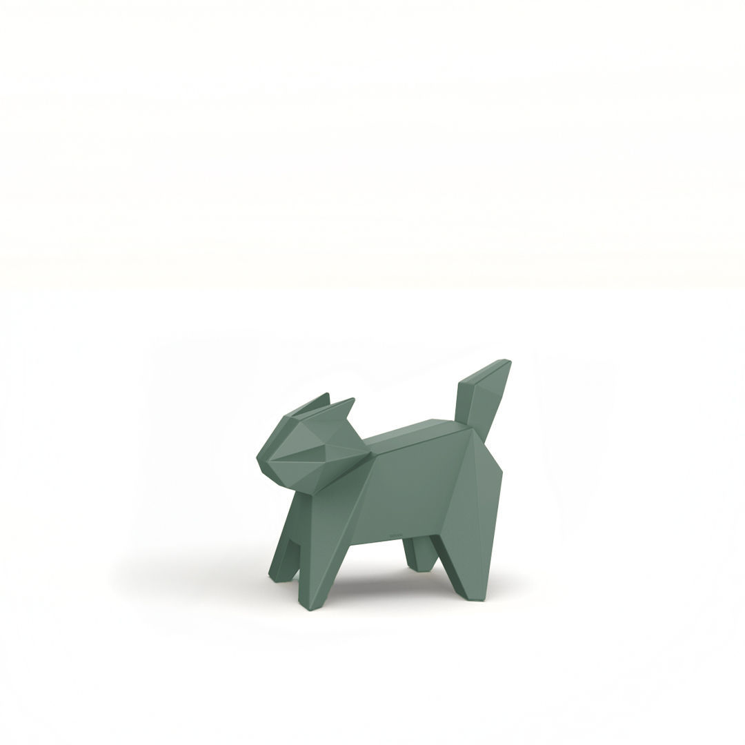 Escultura de polietileno PE ORIGAMI NEKO - Vondom - Imagen 5