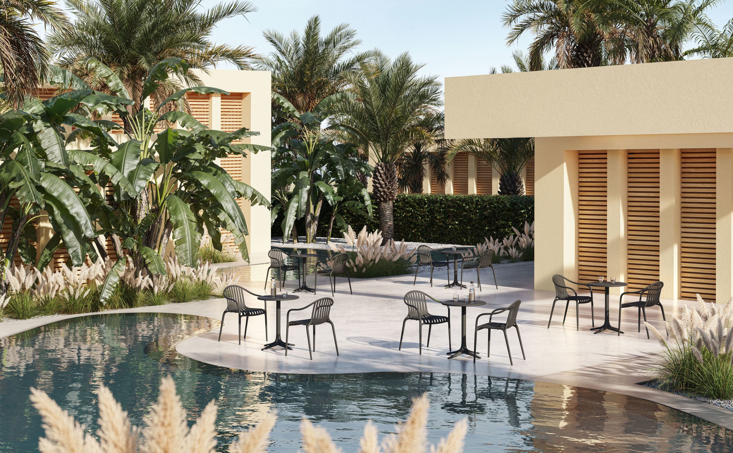 Silla de diseño orgánico PALM - Vondom