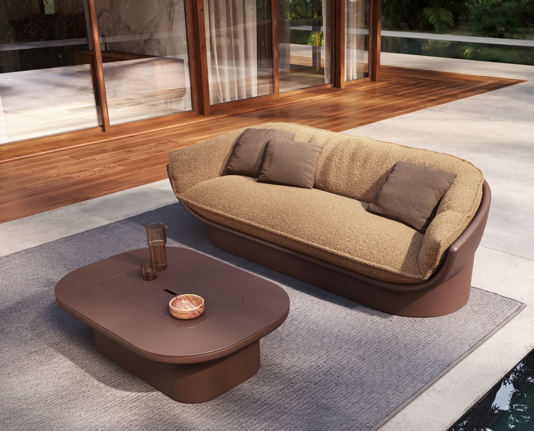 Sofá contemporáneo Luna - Vondom