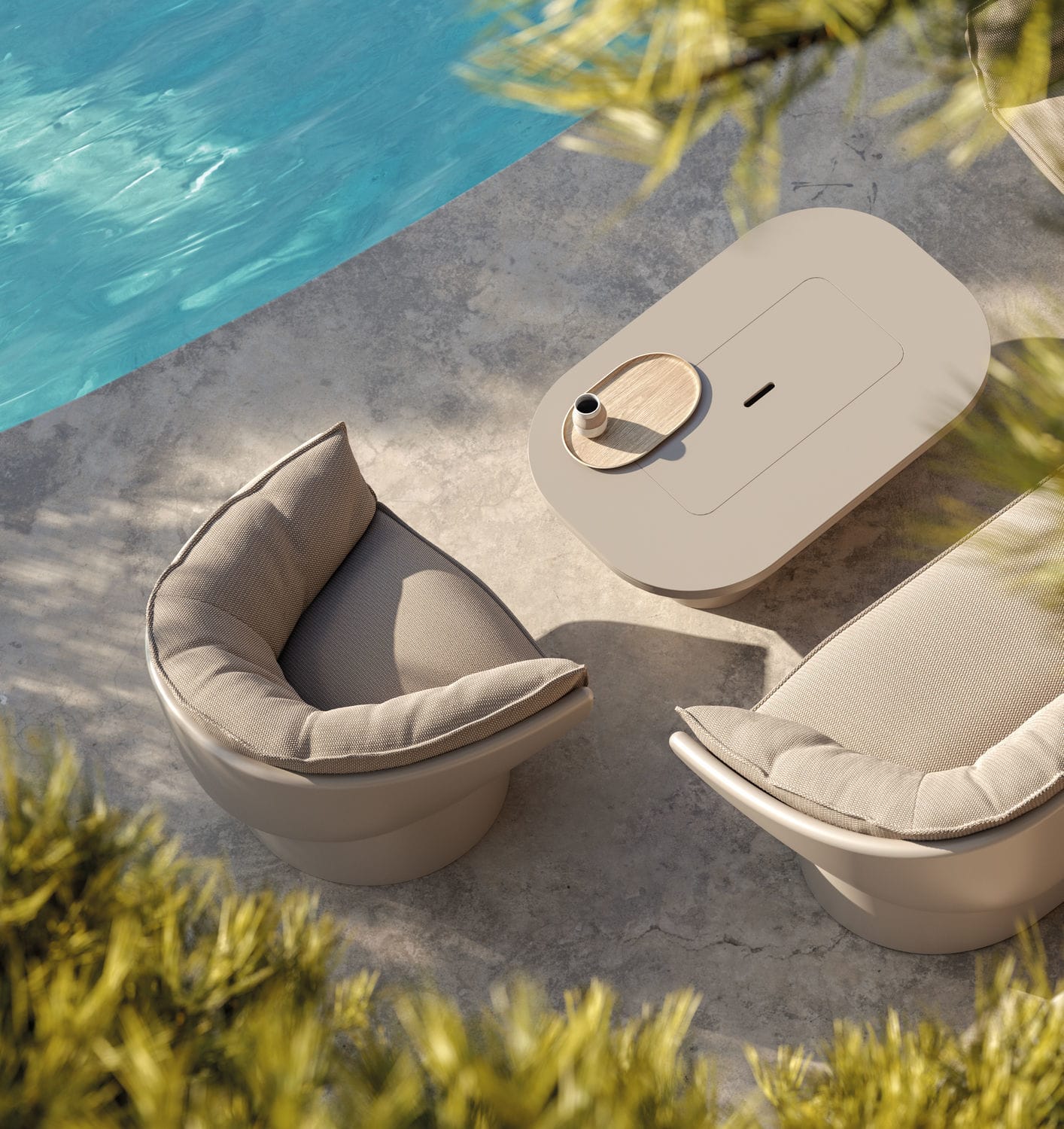 Sillón contemporáneo Luna - Vondom - Imagen 4