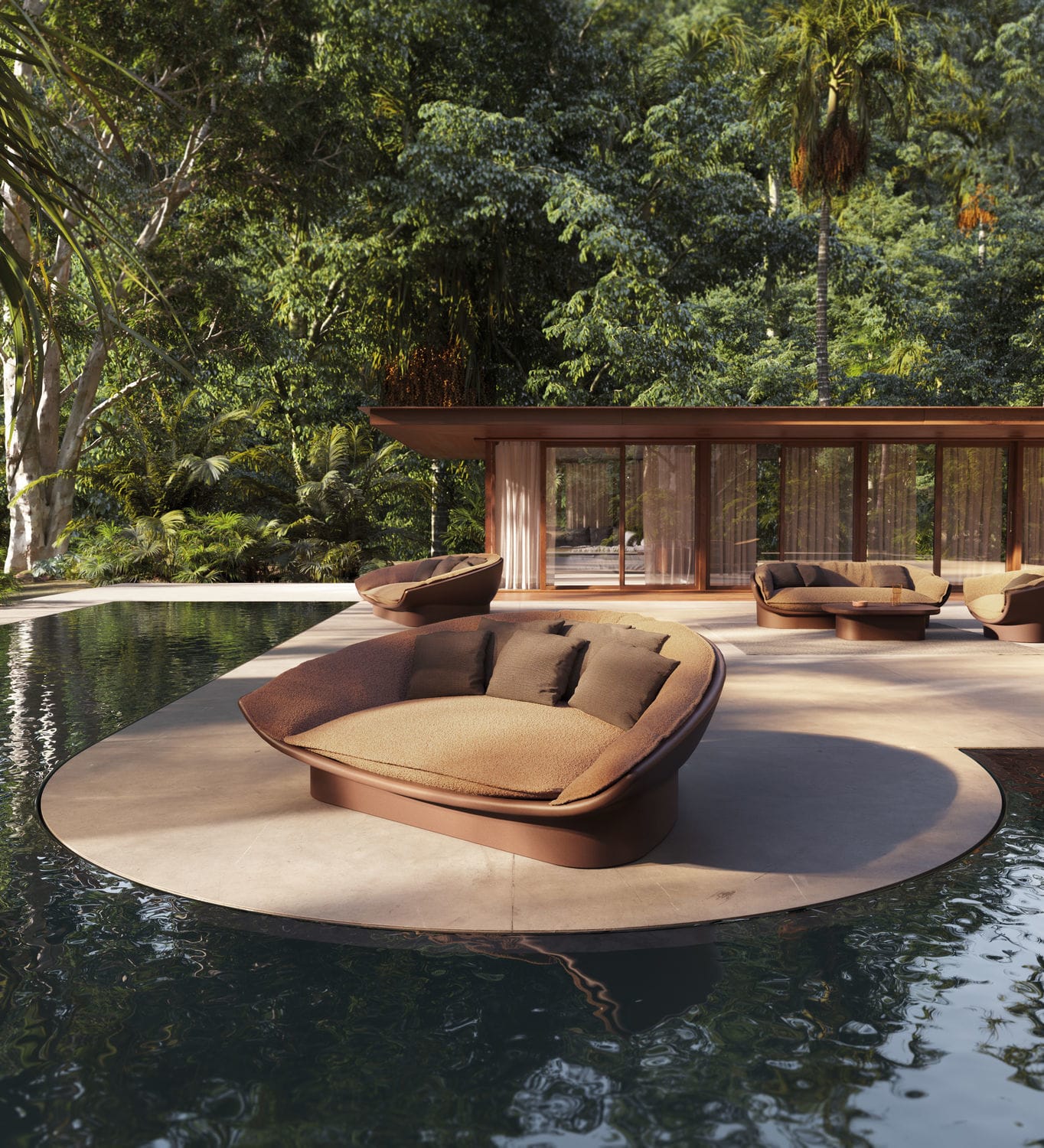 Diván contemporáneo Luna - Vondom - Imagen 2