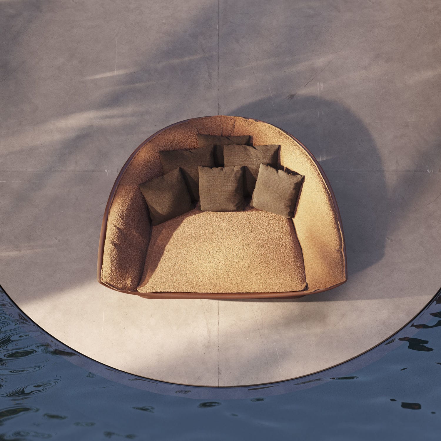 Diván contemporáneo Luna - Vondom - Imagen 3